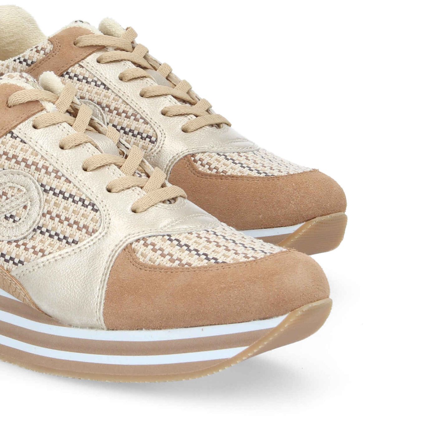 PARKO JOGGER W - GRASS/SDE/NACRE - NOCCIOLA/NUDE/DORATO